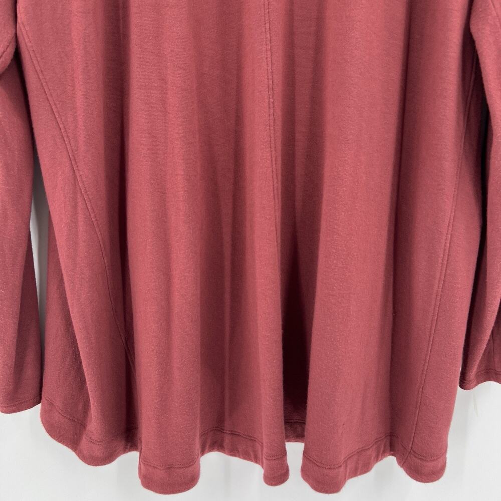 Athleta Nirvana Wear Two Ways Wrap Cardigan Sweater Red 416969 Size XLT XL Tall - Picture 8 of 10